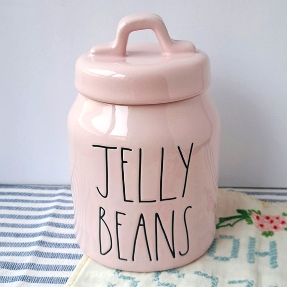 Rae Dunn Artisan Collection by Magenta Pink Jelly Beans Baby Canister Lid 2020 - Picture 3 of 10